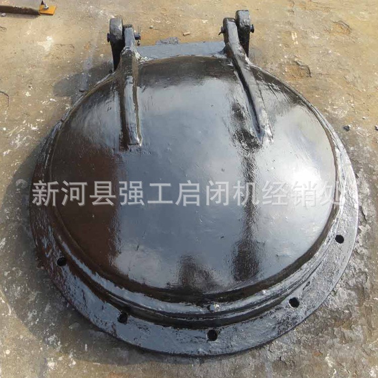 鑄鐵閘門供應可定制圓閘門 鑄鐵圓拍門