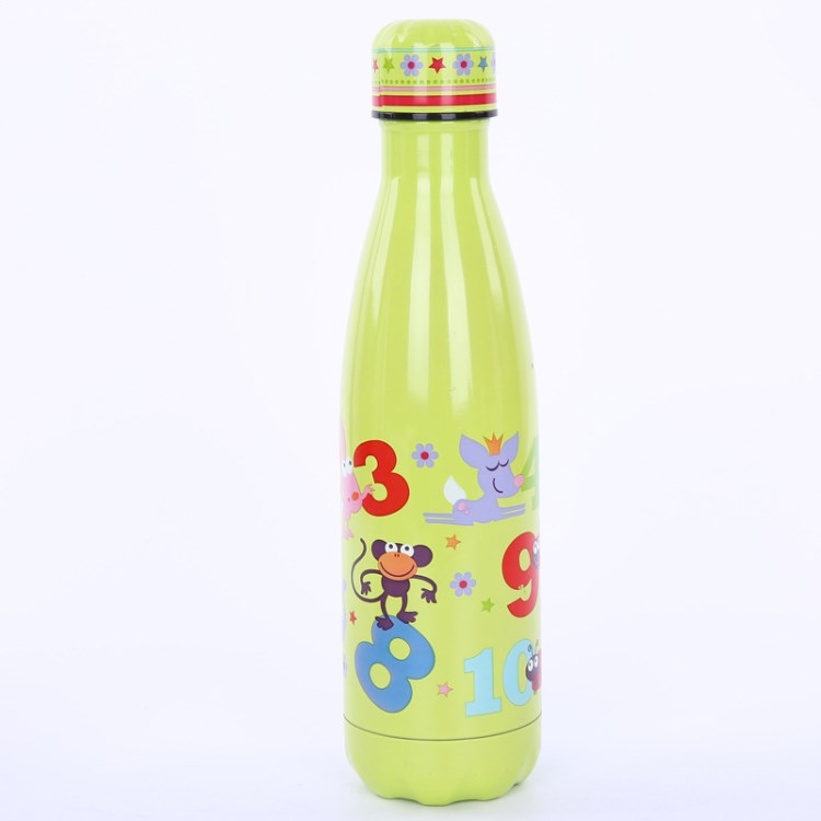 可樂瓶500ml雙層不銹鋼真空保溫保冷瓶 德國原創熱轉印圖案設計