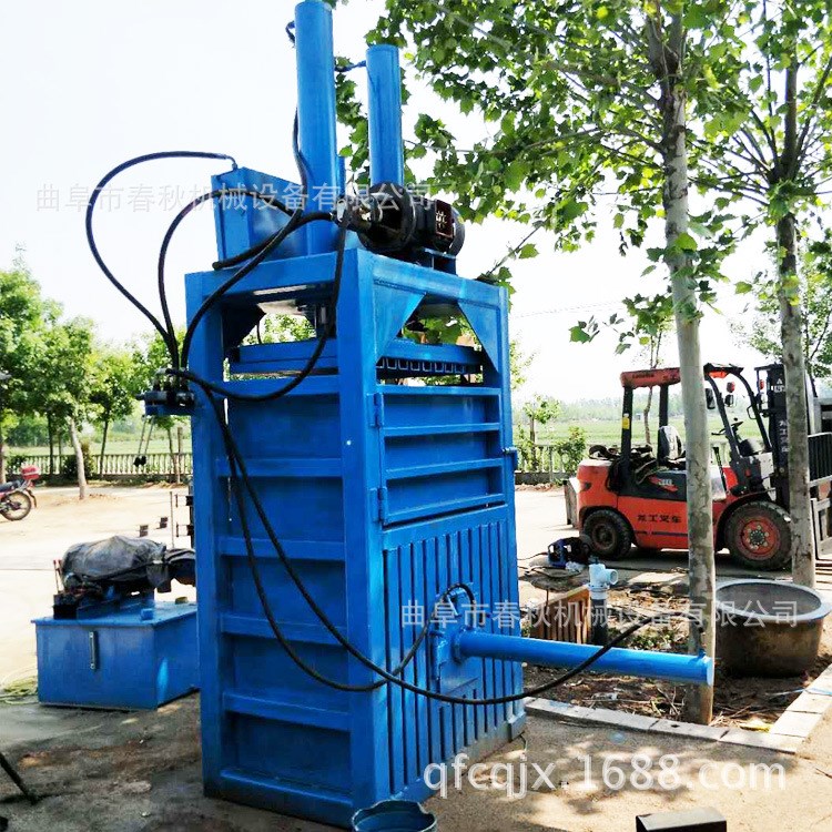 半自動(dòng)液壓打包機(jī)壓縮廢紙塑料秸稈藥材桔桿稻草10 20噸纖維漳州