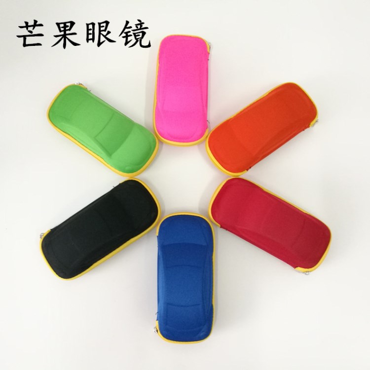 兒童小汽車眼鏡盒 兒童眼鏡盒小汽車太陽鏡盒 一件代發(fā)配套