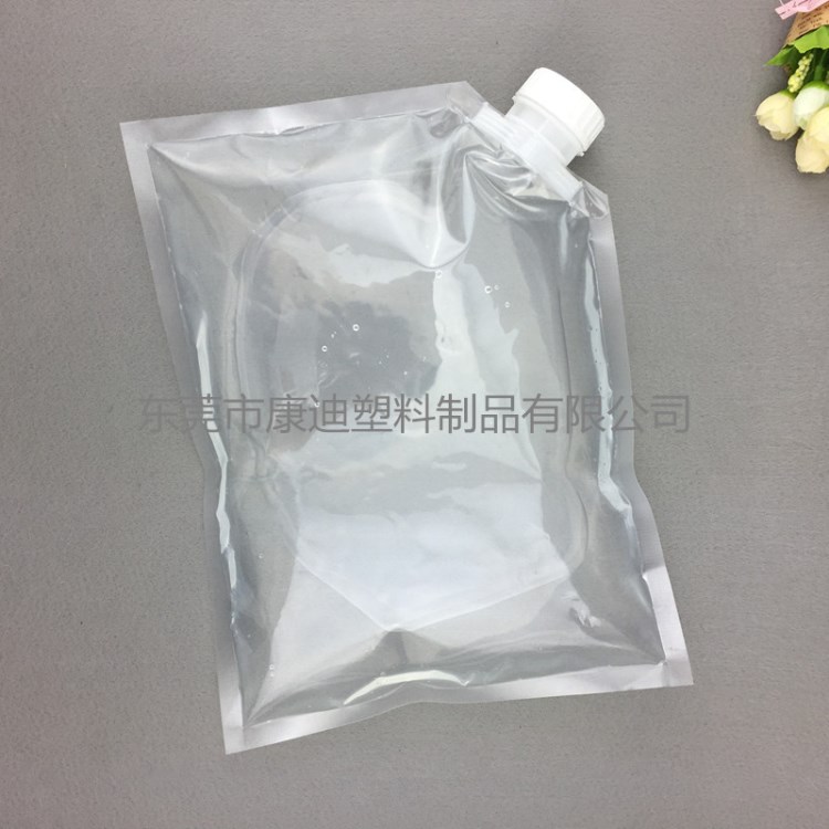 廠家定制3kg/4L/5升吸嘴自立袋 袋裝4.5KG液體通用袋 醬料果汁袋
