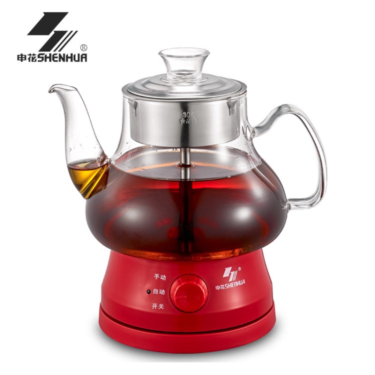 申花黑茶煮茶器電熱全自動蒸茶壺普洱黑茶家用壺養生壺蒸汽煮茶壺