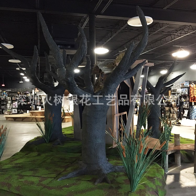 仿真榕樹(shù) 仿真加粗古樹(shù)大型假樹(shù) 酒店公園綠植裝飾園林造景工程