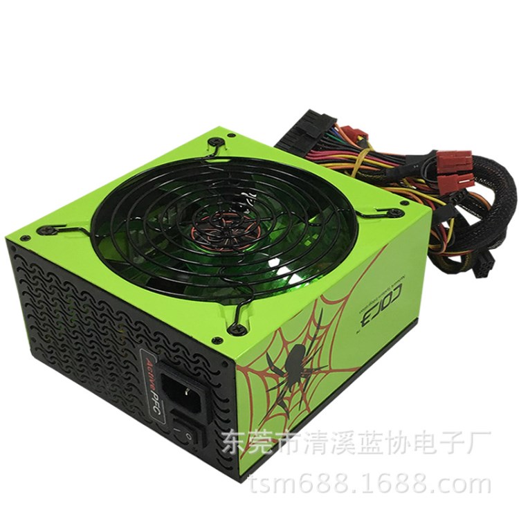 新產(chǎn)品 額定500瓦寬幅支持110V-260V機(jī)箱電源 PC臺式機(jī) 工廠直銷