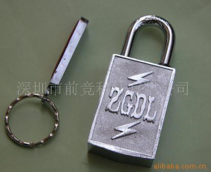 供應(yīng)鋅合金鎖具磁感應(yīng)掛鎖全封閉無孔電力表箱鎖電柜門鎖磁能掛鎖