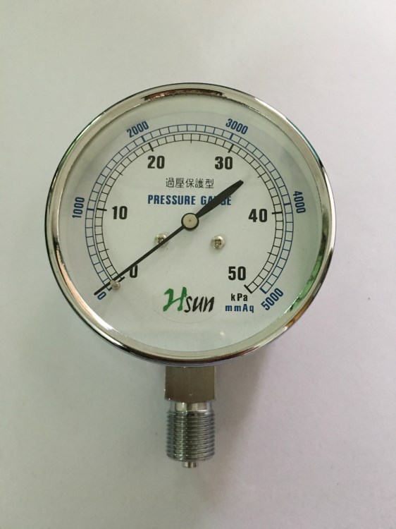 翰生HSUN煤氣管道工程靜壓表壓力表/-30kpa/15kpa/100kpa膜盒表