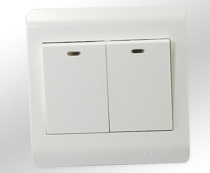 家電寶（JDB）二開單控 墻壁開關(guān) SW01WH 價格面議  開關(guān)
