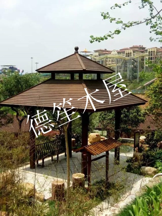 供應湖南岳陽、郴州、長沙、株洲仿古木制涼亭/亭子