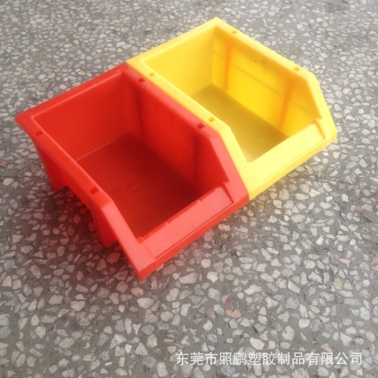 塑料零件盒 組合式零件盒 物料盒 組立元件箱 斜口螺絲盒