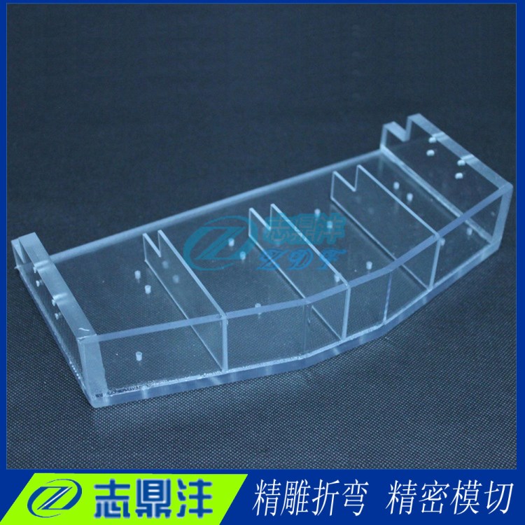 PP板黑色透明茶色厚板雕刻加工折彎成型 精密加工PC亞克力精雕