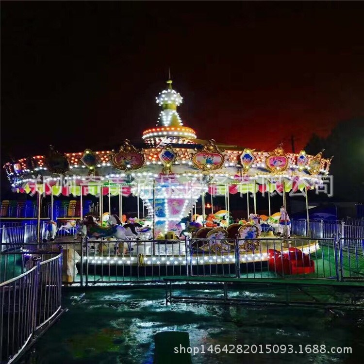奇美 兒童游樂設(shè)備 景區(qū)/廣場游樂設(shè)備 16座豪華轉(zhuǎn)馬