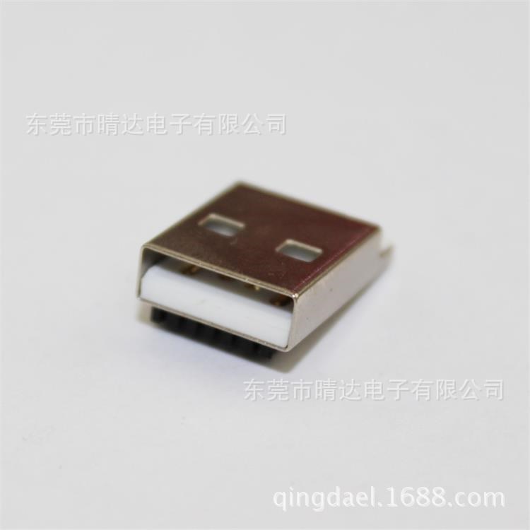 杭州廠家供應(yīng)USB2.0側(cè)立式短體usb連接器電腦鼠標(biāo)和充電專用接口