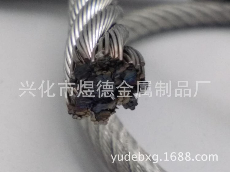 DIN3060出口標準不銹鋼絲繩多股柔軟8.0畜牧掃糞設備護欄專用繩