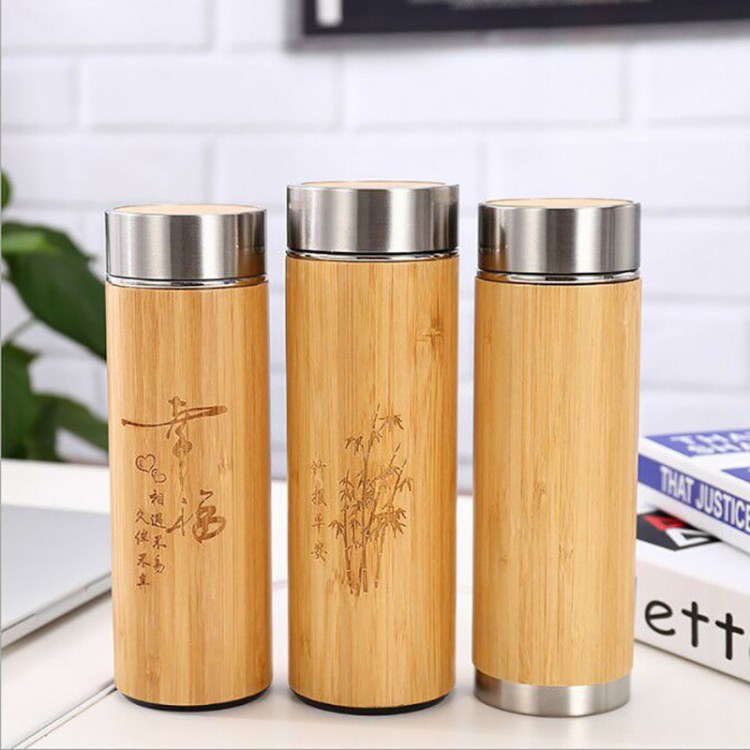 新款304不銹鋼保溫杯 紫砂陶瓷竹杯時(shí)尚辦公水杯創(chuàng)意禮品定制LOGO