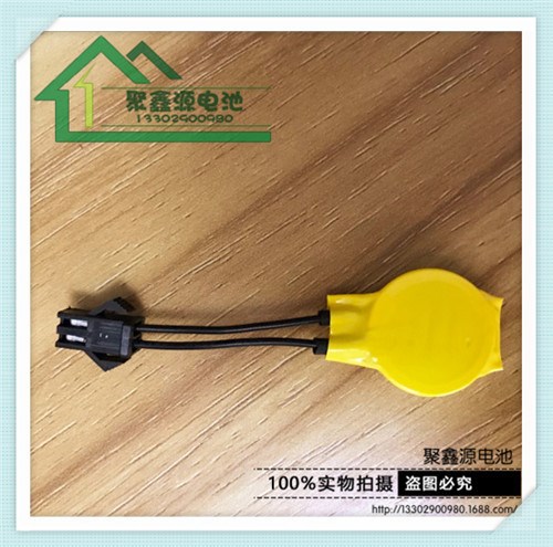 定做 CR2450带线带插头电池 CNDZ PLUG (N4)接头端子CR2450电池