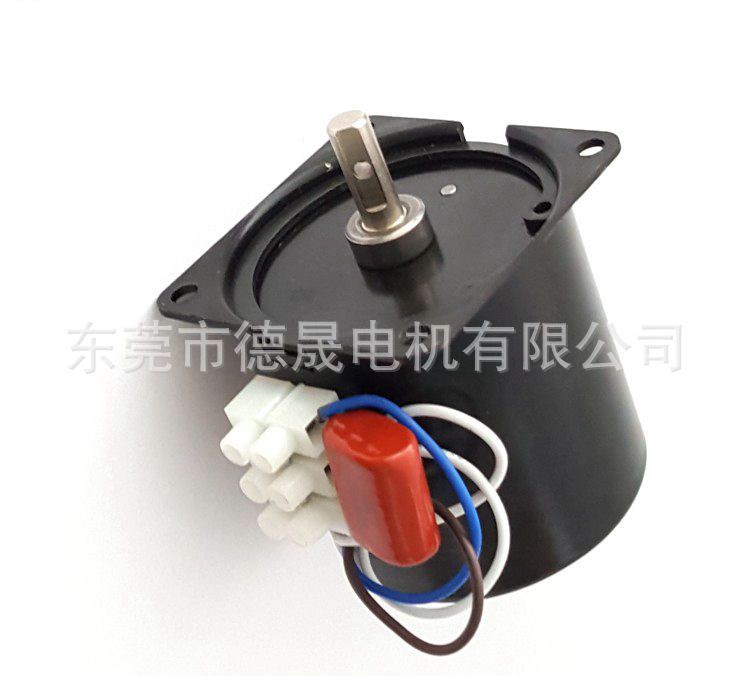 60KTYZ爪極式永磁低速同步電機(jī)220V交流正反轉(zhuǎn)齒輪減速微型小馬達(dá)