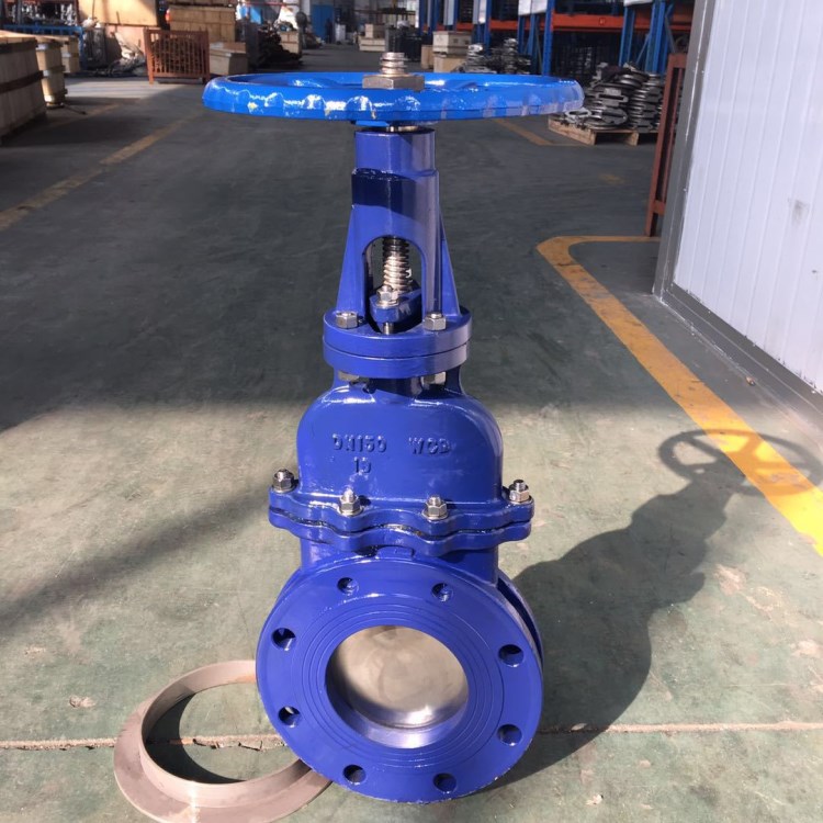 廠家直供手動(dòng)鑄鋼暗桿刀型閘閥DMZ73X-10C污水軟密封插板閥