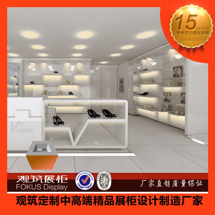 商場(chǎng)鞋展柜定制 品牌女鞋展示陳列柜 廠家定制木質(zhì)烤漆高跟鞋展柜