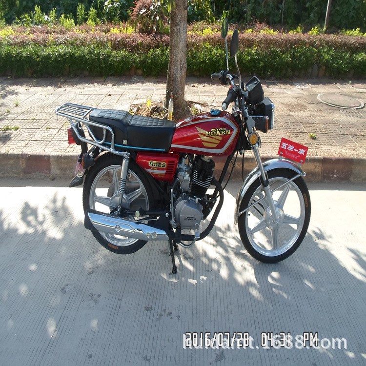 供應(yīng)全新整車本田款CG125CC燃油二輪眾好五羊一本摩托車125