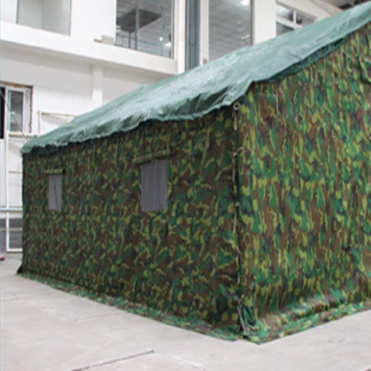 4.8*10軍綠色棉帳篷戶外施工工程救災民用用防雨水防曬牛津布