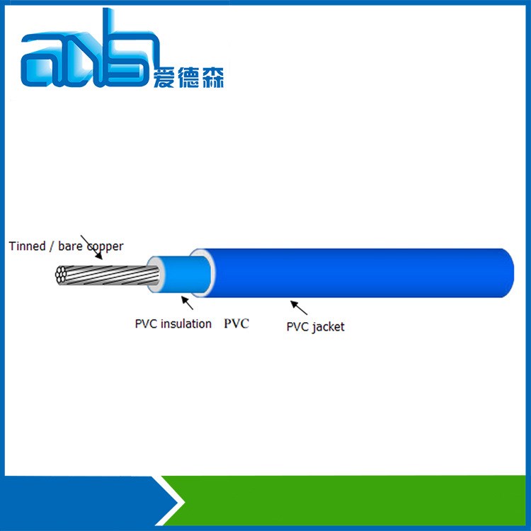 UL 1185 30awg 80℃ 300V PVC 绝缘PVC护套单芯屏蔽线