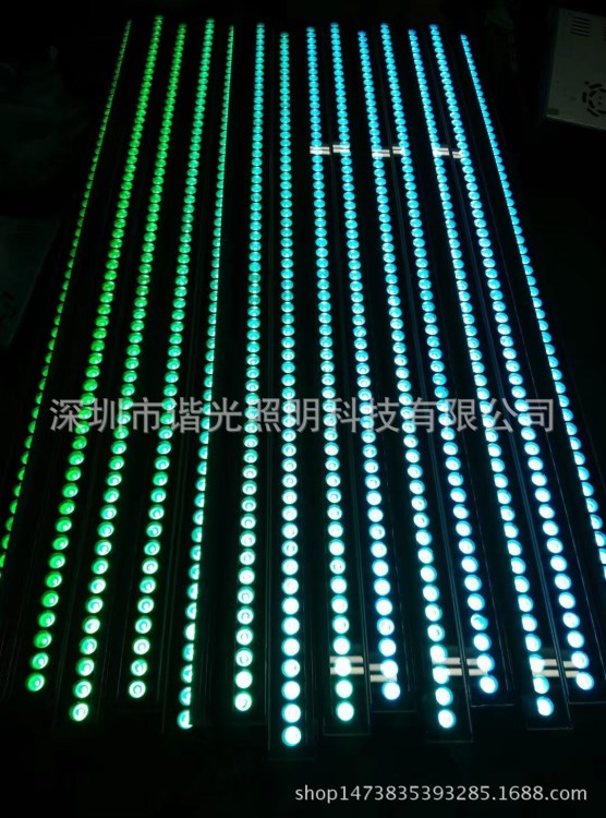 RGBW四合一酒店室外橋梁照明led線條輪廓燈貼片條形戶外亮化燈具