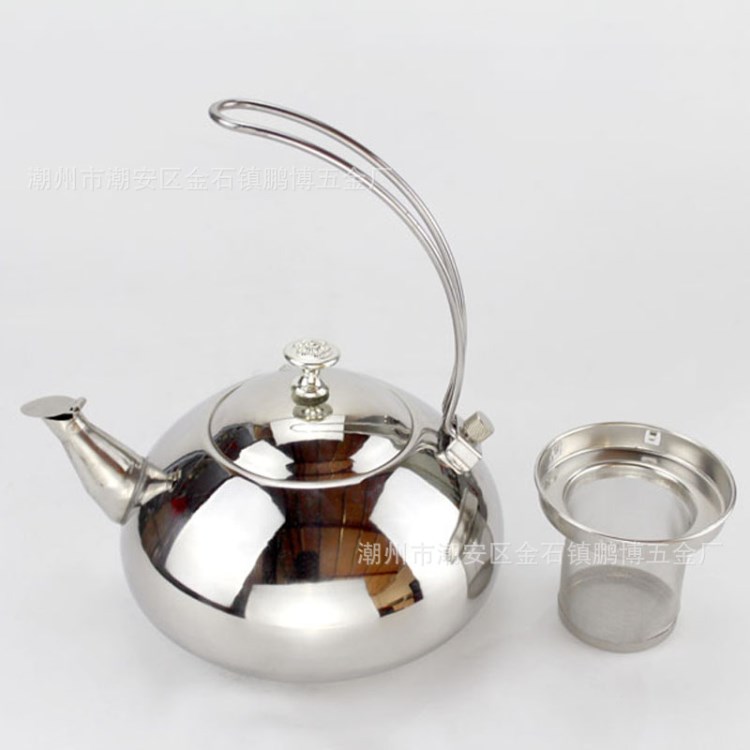 不銹鋼創(chuàng)意新一代三用壺 無磁茶壺電磁爐水壺 彎柄壺沖茶壺