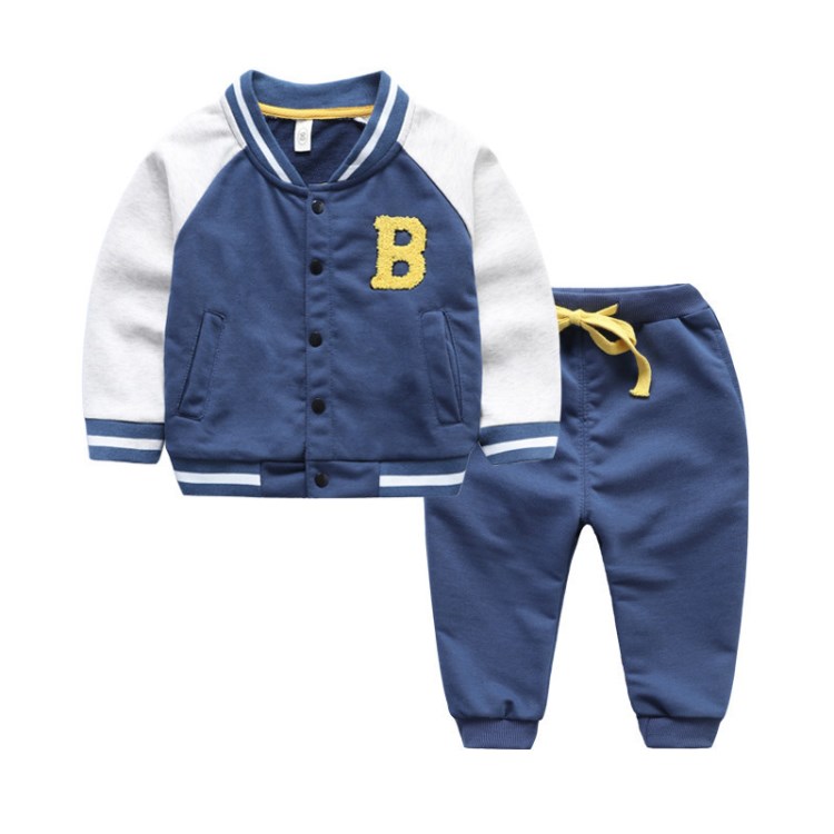 童装男童运动套装春秋季2017新款韩版宝宝两件套儿童服装潮3-8岁