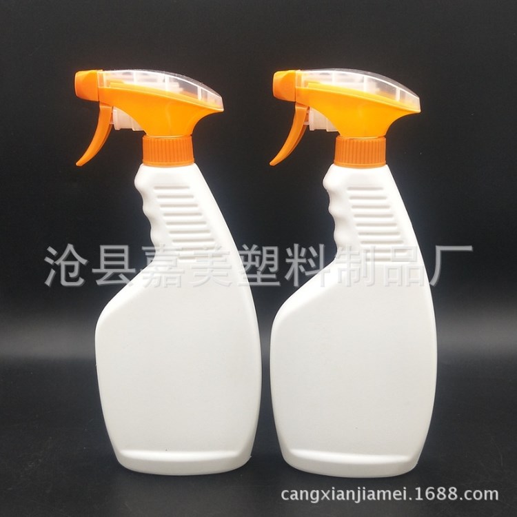 直銷現(xiàn)貨 500ml噴霧瓶 500ml塑料瓶 pe廚房清洗劑分裝瓶 油污凈瓶