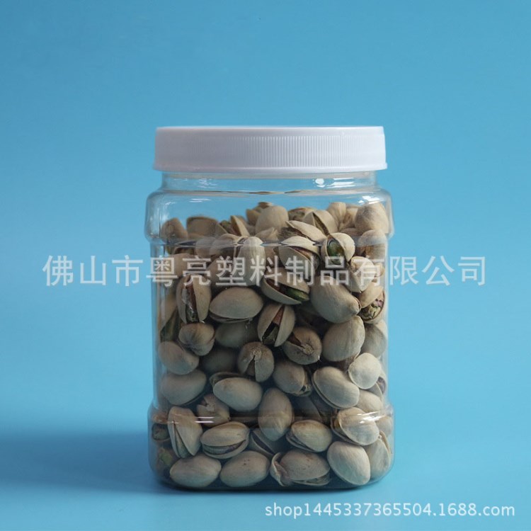 大量出售850ml四方瓶螺旋蓋pet塑料瓶食品包裝廣口瓶透明罐子批發(fā)