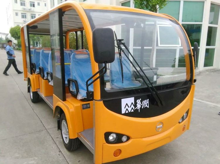 成都電動觀光車 成都14座觀光車廠家 廠家直銷帶門14座游覽車