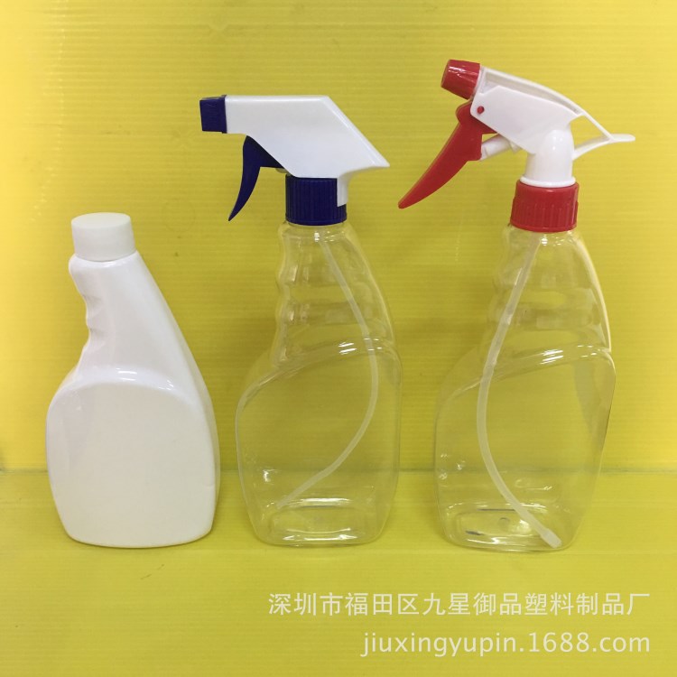 噴壺塑料瓶噴霧瓶500ml透明威猛先生油污凈清洗劑噴霧劑藥劑瓶