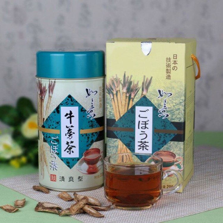 如意清爽牛蒡茶200g罐装牛蒡批发oem贴牌代加工厂家直销一件代发