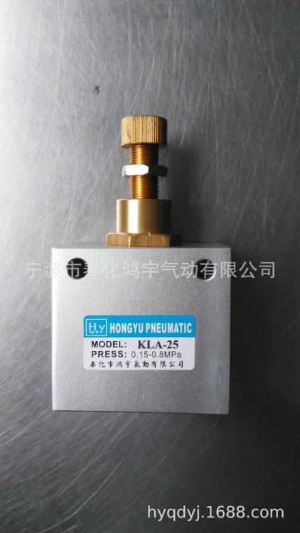 寧波貨源 高品質單向節流閥KLA-25 速度控制閥KLA-L25 1寸口徑