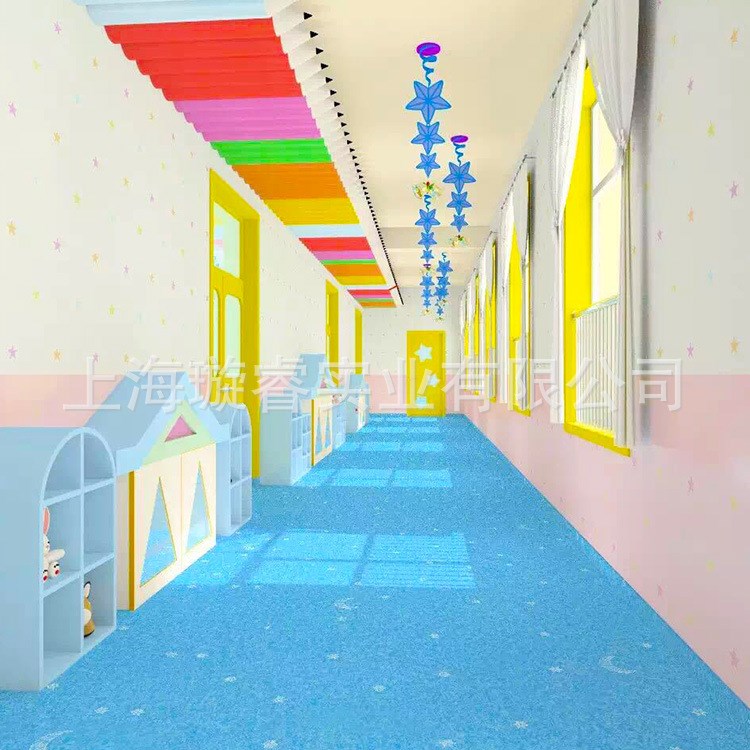 上海KXS品牌 PVC地板 幼兒園系列 歡樂園兒童專用 色彩多樣 環保