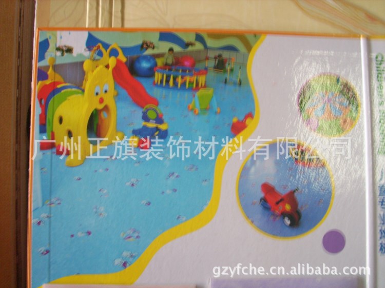 深圳廠家供應(yīng)幼兒園專用卡通PVC塑膠地板防滑pvc地板 pvc卷材地板