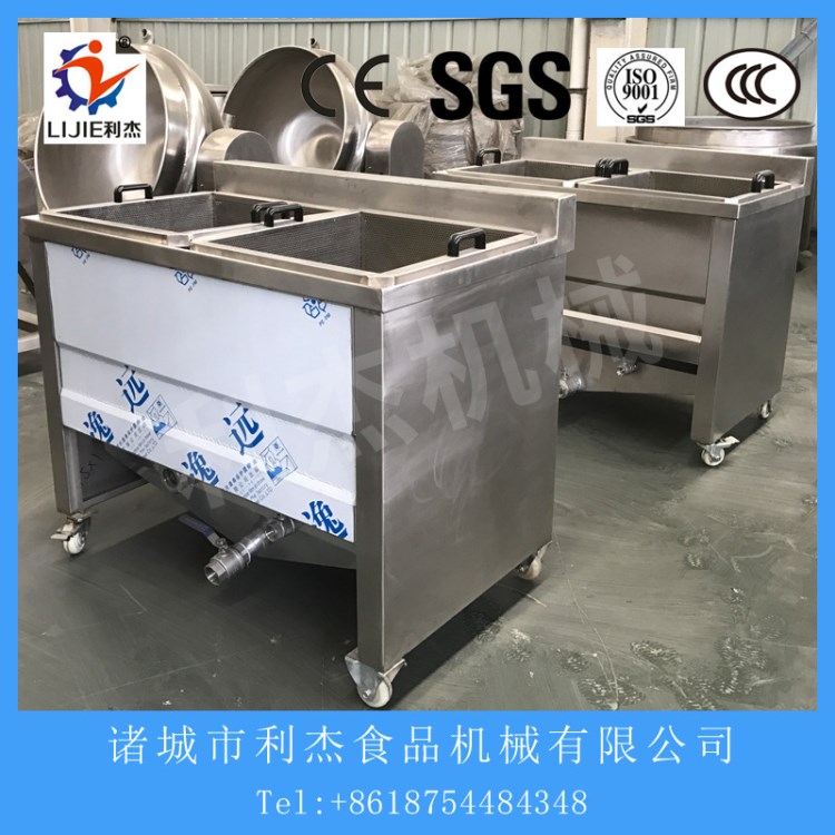 不銹鋼半自動油炸機 電加熱商用油炸機 貓耳朵/花生米油炸鍋