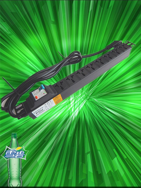 機(jī)柜電源插座16a國標(biāo)孔帶漏電保護(hù) 林湖牌 電源 PDU