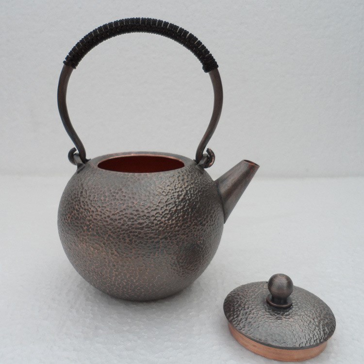 手工紫銅茶壺 燒水壺  功夫茶具 茶樓禮品廠家直銷