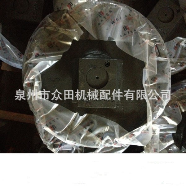 廠家直供加藤HD450挖掘機配件底盤件引導輪泉州工程機械四輪一帶