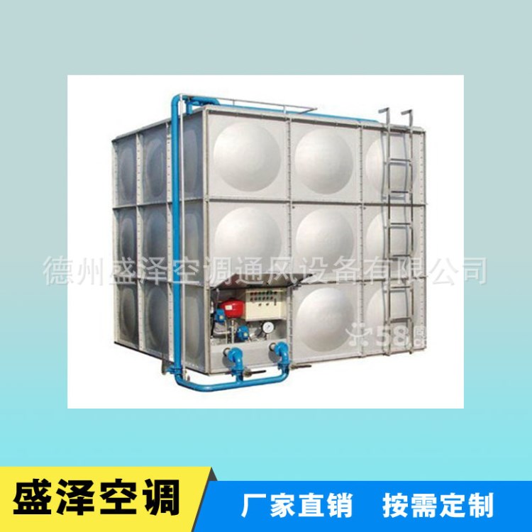 盛澤定做不銹鋼水箱 不銹鋼保溫水箱 拼接式不銹鋼水箱安裝