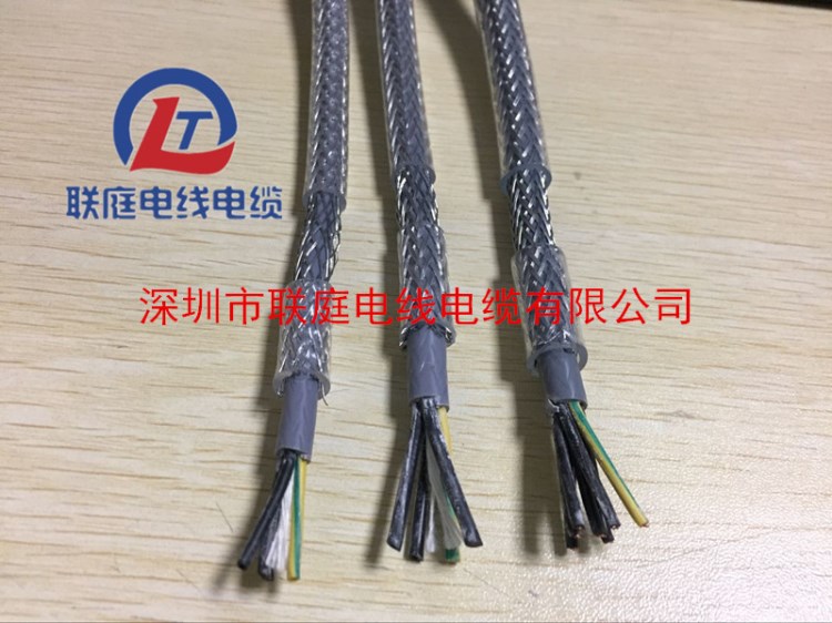 制造SY-Cable透明双护套变频器专用压塑机控制钢丝屏蔽电缆