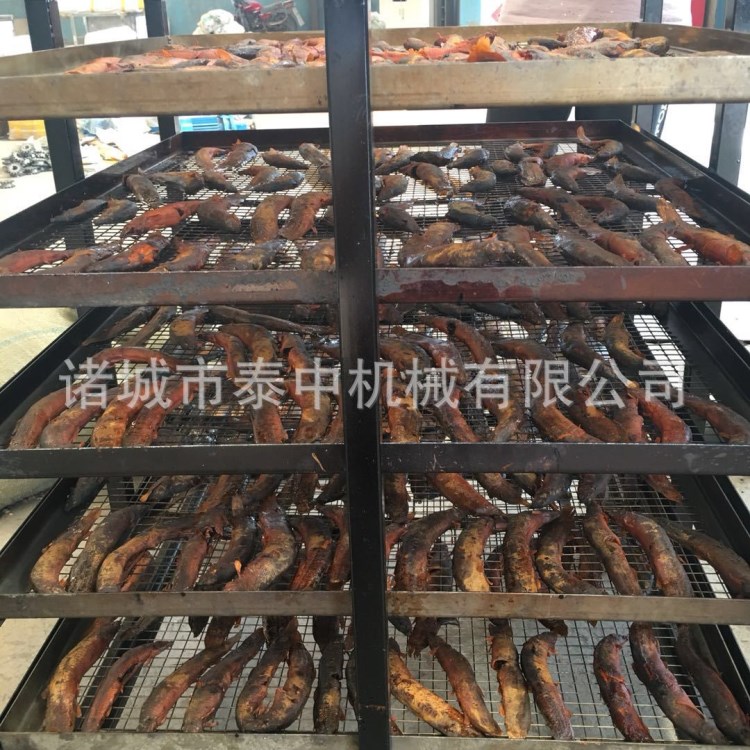 30型低溫臺(tái)鰍魚(yú)熏烤機(jī) 烤魚(yú)片機(jī) 火腿煙熏爐 考肉機(jī)