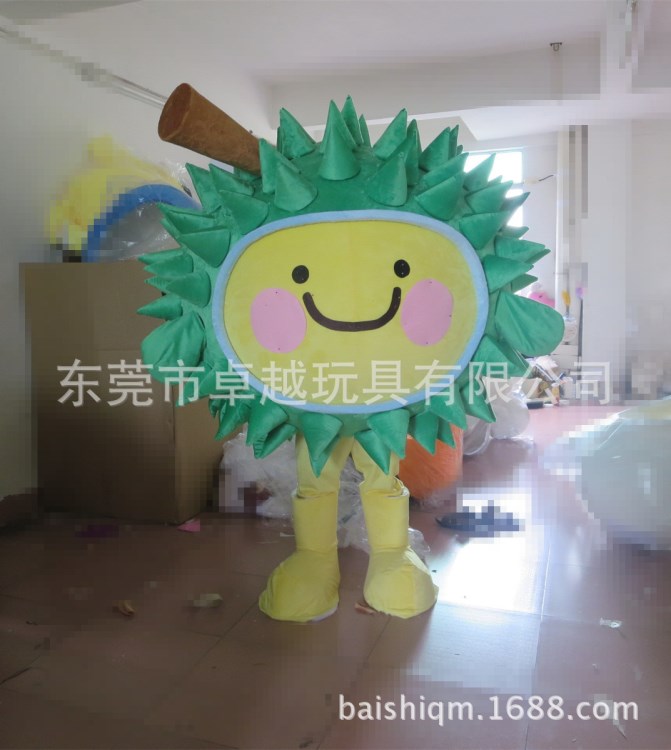 卡通人偶服裝定制 行走玩偶道具 定做舞臺人穿玩偶榴蓮