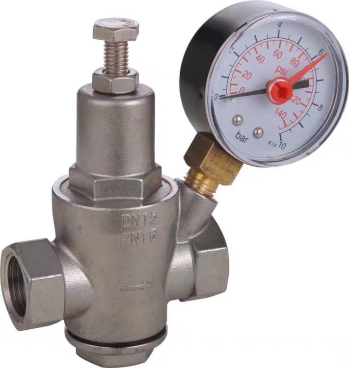 厂家直销价格优惠不绣钢丝囗可调式减压阀