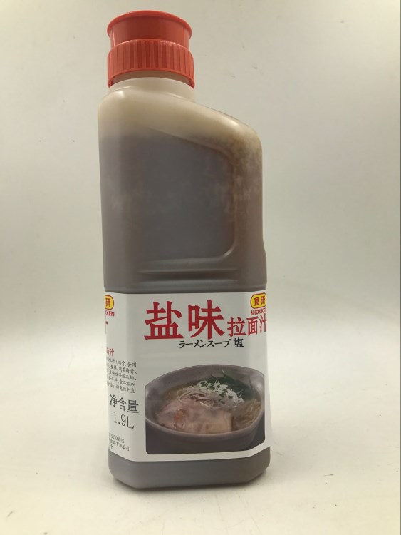 食研盐味拉面汁1.9L 味拉面汁日式拉面汤料盐味拉面