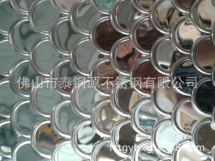 KTV酒吧酒店彩色不銹鋼包廂門板背景墻泰鋼源立體沖壓花板T-CY059