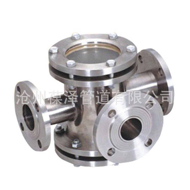 廠家生產對夾視鏡 襯四氟四通視鏡防爆帶燈視鏡 碳鋼 視鏡等