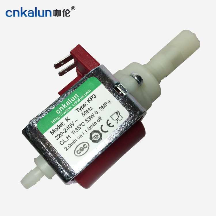 東莞廠家直銷塑料電磁泵KP3 密封自動(dòng)柱塞泵 240V微型塑料水泵