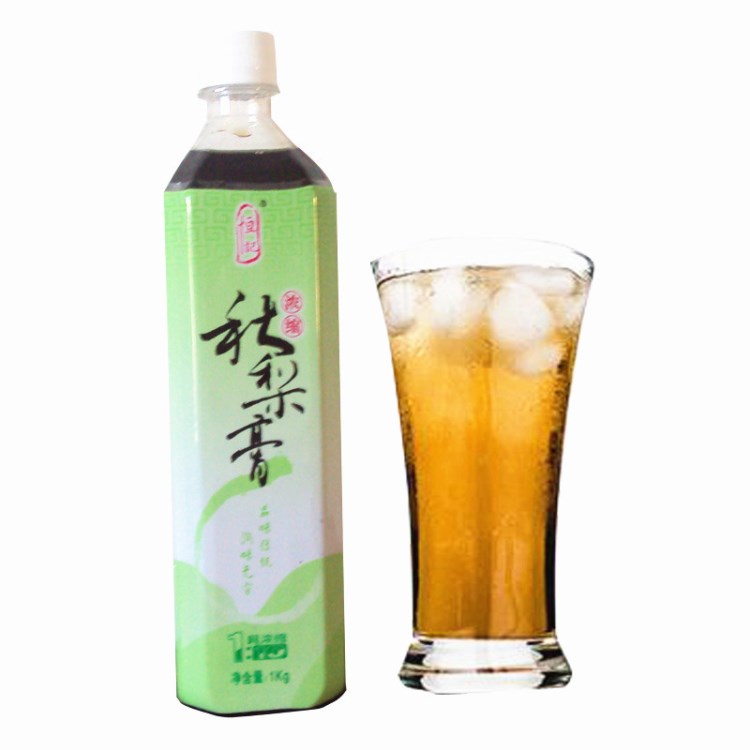 恒記秋梨膏濃縮汁1kg濃縮果汁1:10沖調(diào)飲品飲料餐飲奶茶店原料